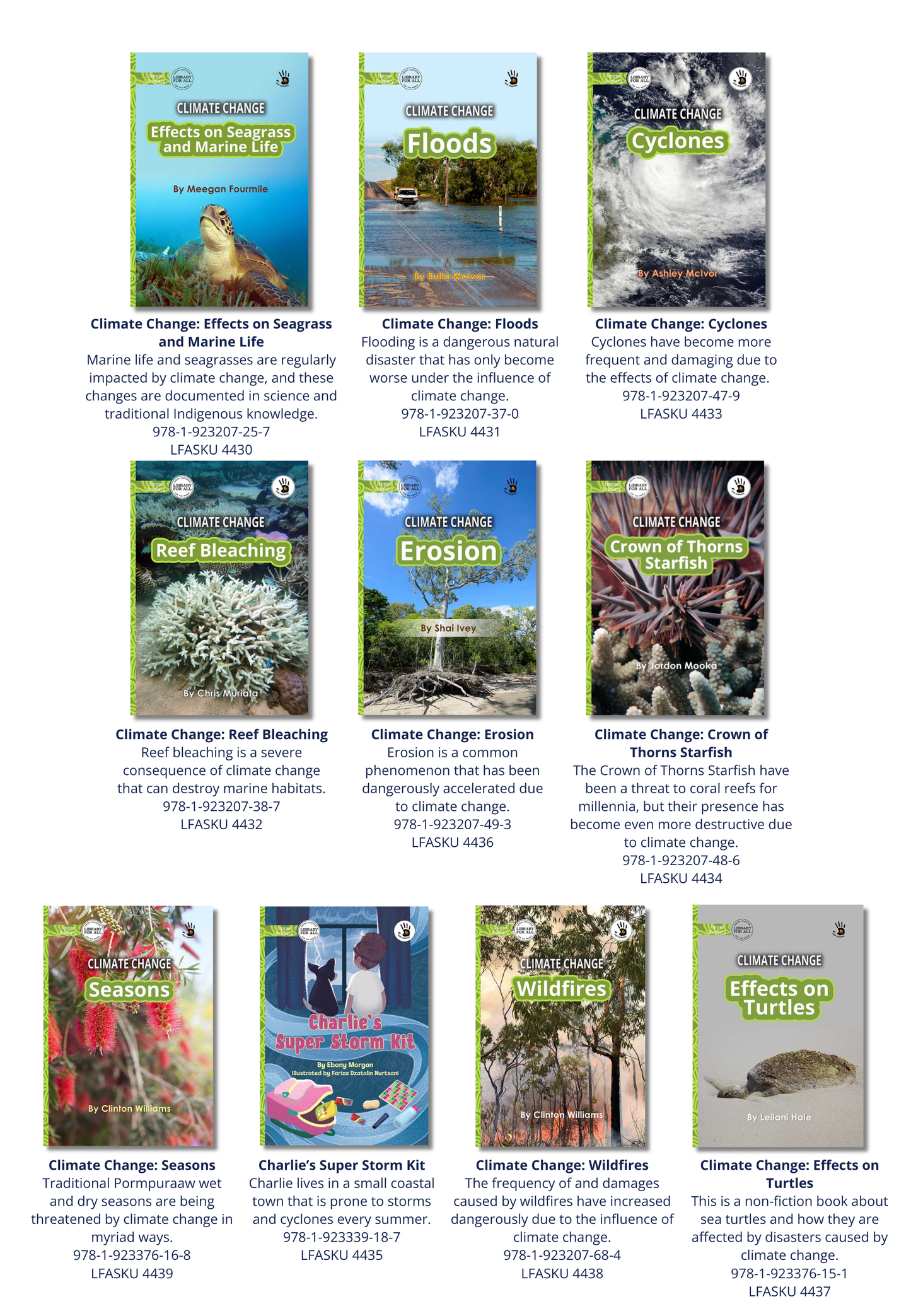 Special Book Series - Climate Change