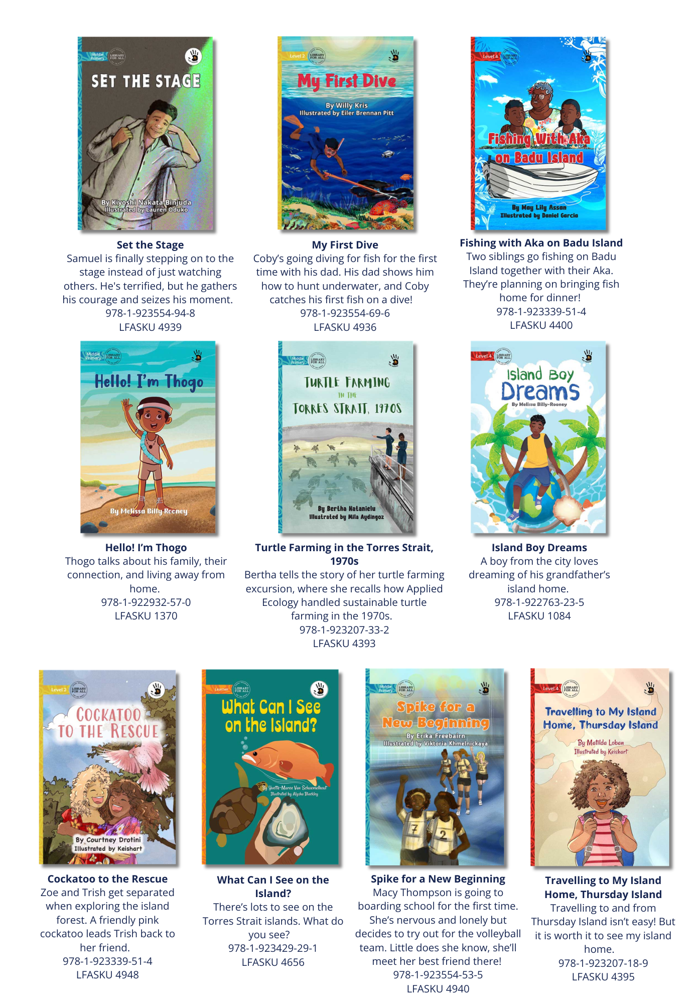 NAIDOC Week 2026 Torres Strait Islander Authors